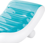 Надувной матрас шезлонг для плавания Intex 56874 Splash Lounge 191х99 см до 100 кг с подстаканником и ручками