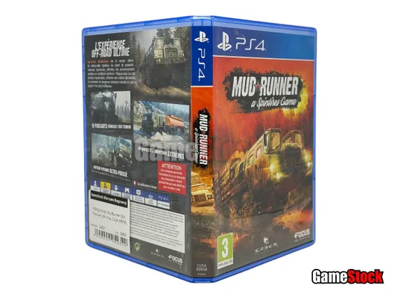 PS4 Spintires: MudRunner (Б/У, Русские субтитры, CUSA-09958)