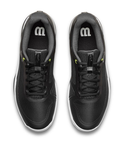 Мужские кроссовки теннисные Wilson Rush Lite 5 - black/white/safety yellow