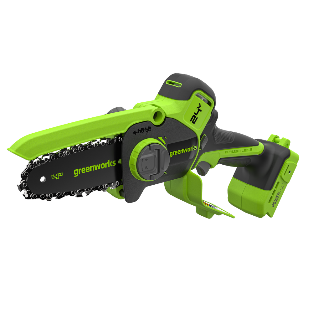 Цепная мини-пила Greenworks CS2410A 24V CS2410AA1 (10 см) бесщеточная аккумуляторная
