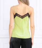 Сатиновый топ Patrizia Pepe - лимонный(8C0438 A8I1)