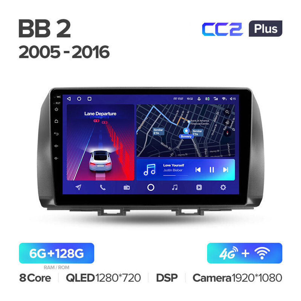 Teyes CC2 Plus 10.2" для Toyota bB 2005-2016