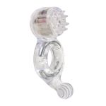 Виброкольцо на пенис Silicone Power (Цвет: прозрачный)