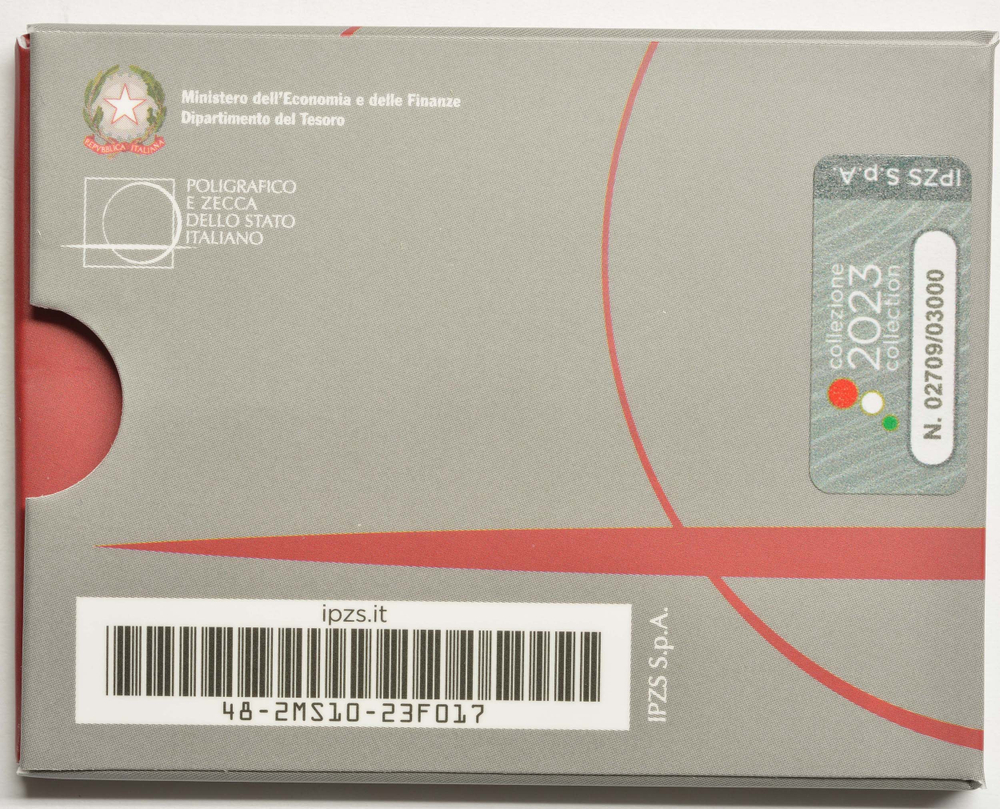 ИТАЛИЯ, 2023, 5 ЕВРО [БИМЕТАЛЛ]