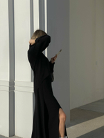 Кардиган-туника MILANO, чёрный