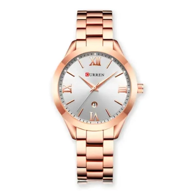 Часы наручные кварцевые CURREN на металлическом браслете, золотистый W9540-01