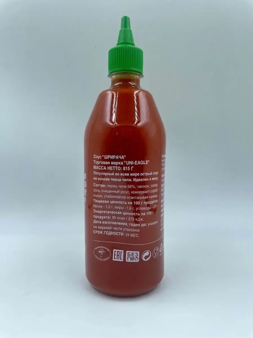 Таиландский соус Шрирача /Острый соус чили 815гр.