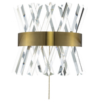 Citilux Ричард CL336313 LED Бра хрустальное с выключателем Бронза