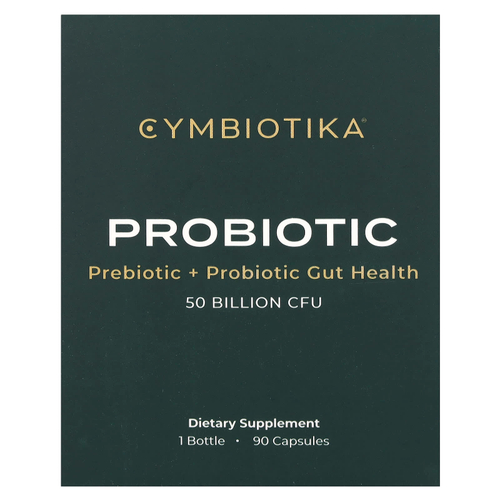 Cymbiotika, Пробиотик, 50 млрд КОЕ, 90 капсул