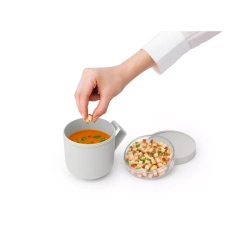 Brabantia - Кружка Make &amp; Take 600мл Светло-серая / артикул   203848  / GTIN 8710755203848