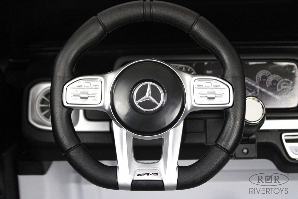 Детский электромобиль RiverToys Mercedes-AMG G63 4WD (S307) белый