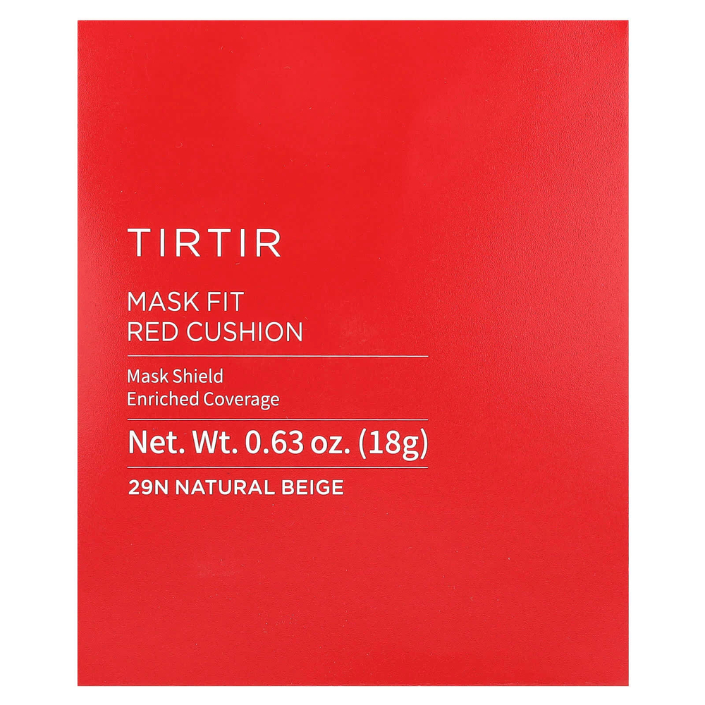 TIRTIR, Mask Fit Red Cushion, 29N натуральный бежевый, 18 г (0,63 унции)
