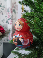 Матрешка стеклянная "Красная Шапочка"