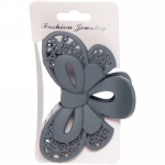 Заколка-краб для волос на блистере «Diana Collection - Teana», микс 6 цветов, 8см