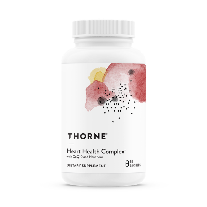 Комплекс для поддержки сердца с коэнзимом Q10, Heart Health Complex (Q10 Plus), Thorne Research, 90 капсул