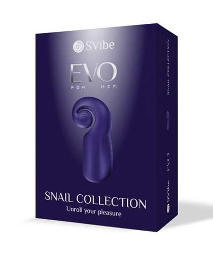 Инновационный SVibe EVO мастурбатор, синий