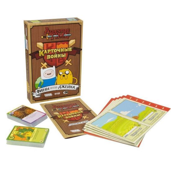 Настольная игра Время приключений. Карточные войны: Финн против Джейка