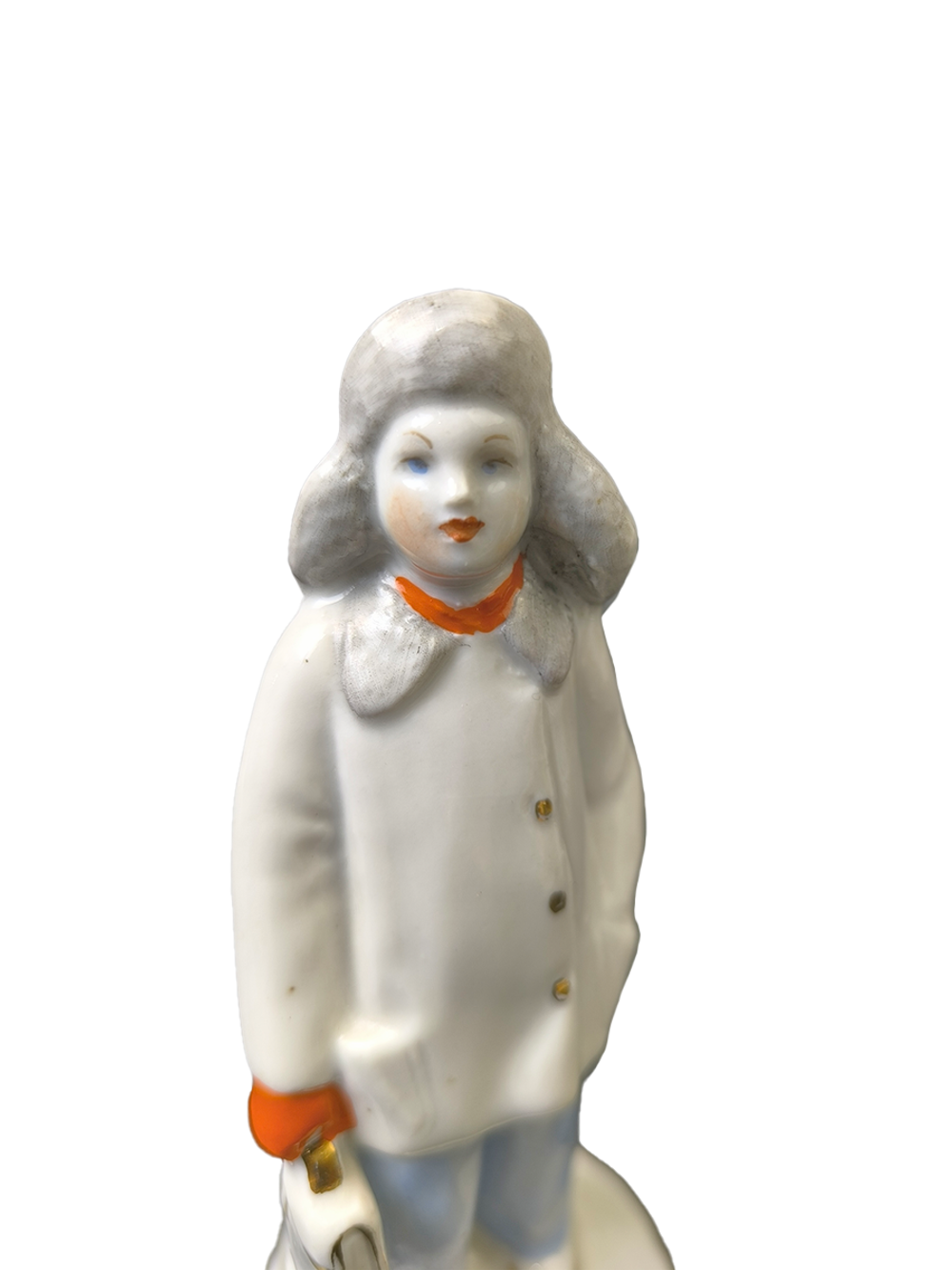 Фарфоровая статуэтка "Школьник" Дулево
