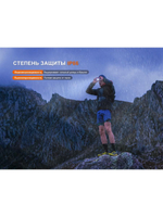 Фонарь Fenix налобный HL12R V2.0 серый 500 люмен