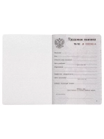 Бланк Трудовая книжка