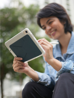 Складная магнитная подставка для планшета SNAP TABLET STAND / 6 позиций / Синяя
