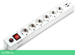 Сетевой фильтр Buro BU-SP3-USB-2A-W белый
