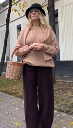 Брюки кашемировые со стрелками