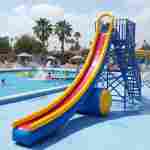 Водная горка «Головокружительный спуск» для вышки (опоры), 10×3×7 м