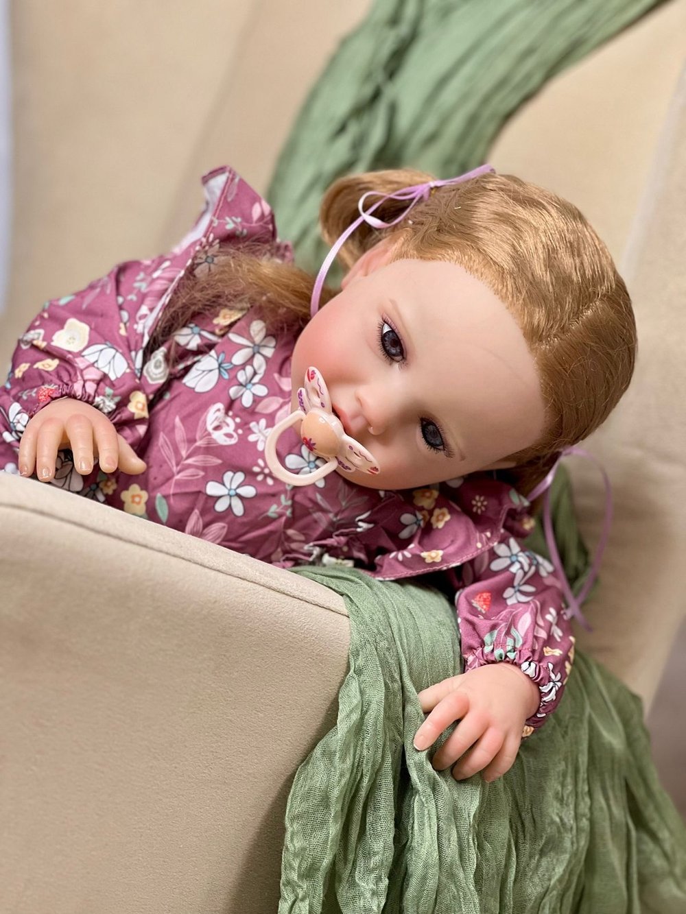 Кукла Реборн мягконабивная 60см в пакете (FA-599)