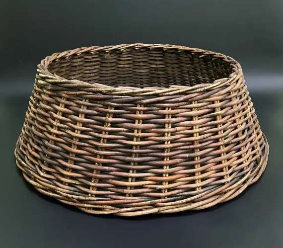 Корзина для декорирования подставки 28х80 см., коричневая, Christmas DeLuxe (85773)