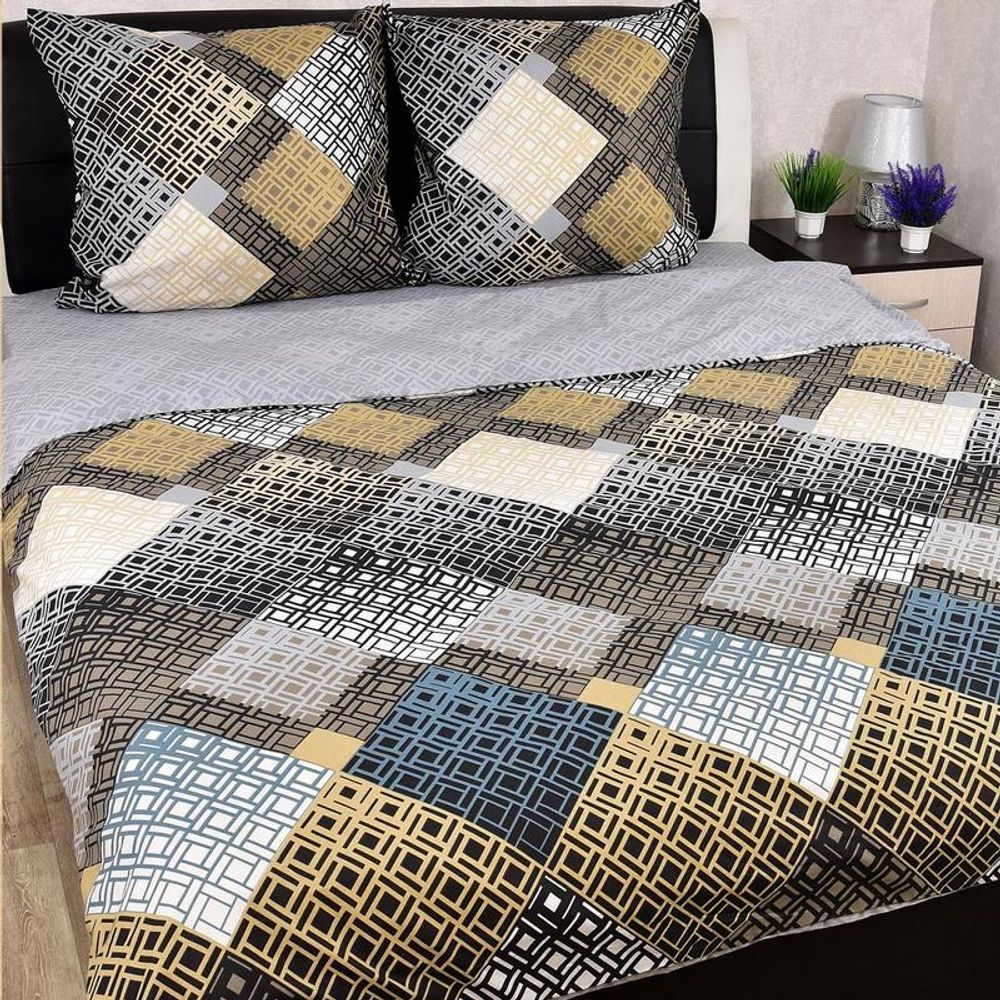 Комплект постельного белья "IS. TM-Z2336", поплин, 100% хлопок, Россия.