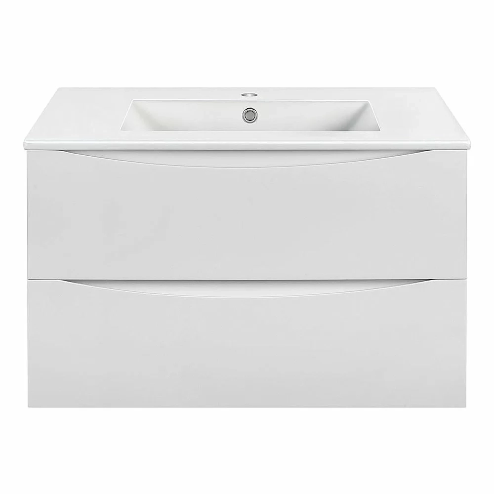 Тумба с раковиной Vincea Mia VMC-2MC800GW + VBS-13980 800 G.White