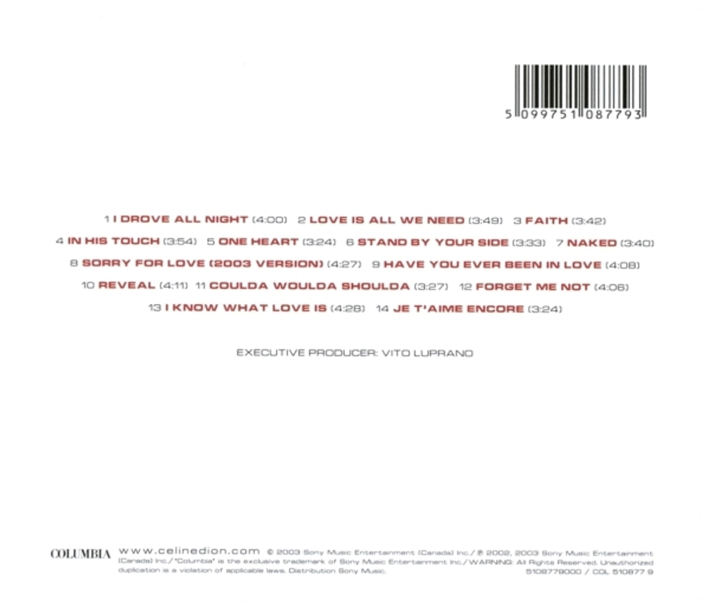 Celine Dion / One Heart (CD)