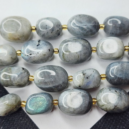 Лабрадор (лабрадорит), крупная галтовка, 12-15 мм, камни овалы, штучно.
