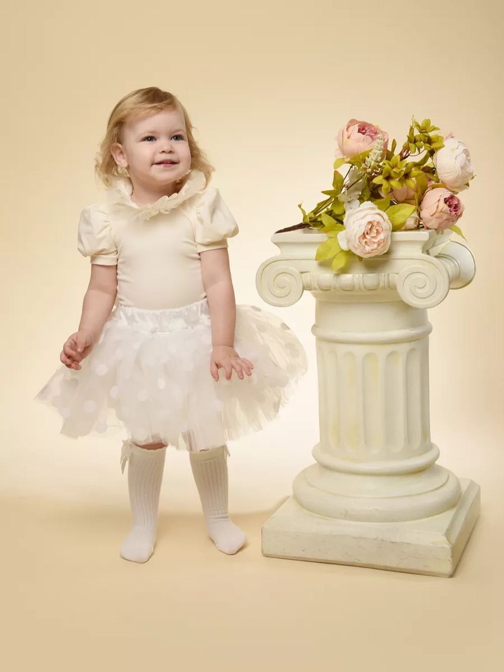 Боди с декоративным воротничком