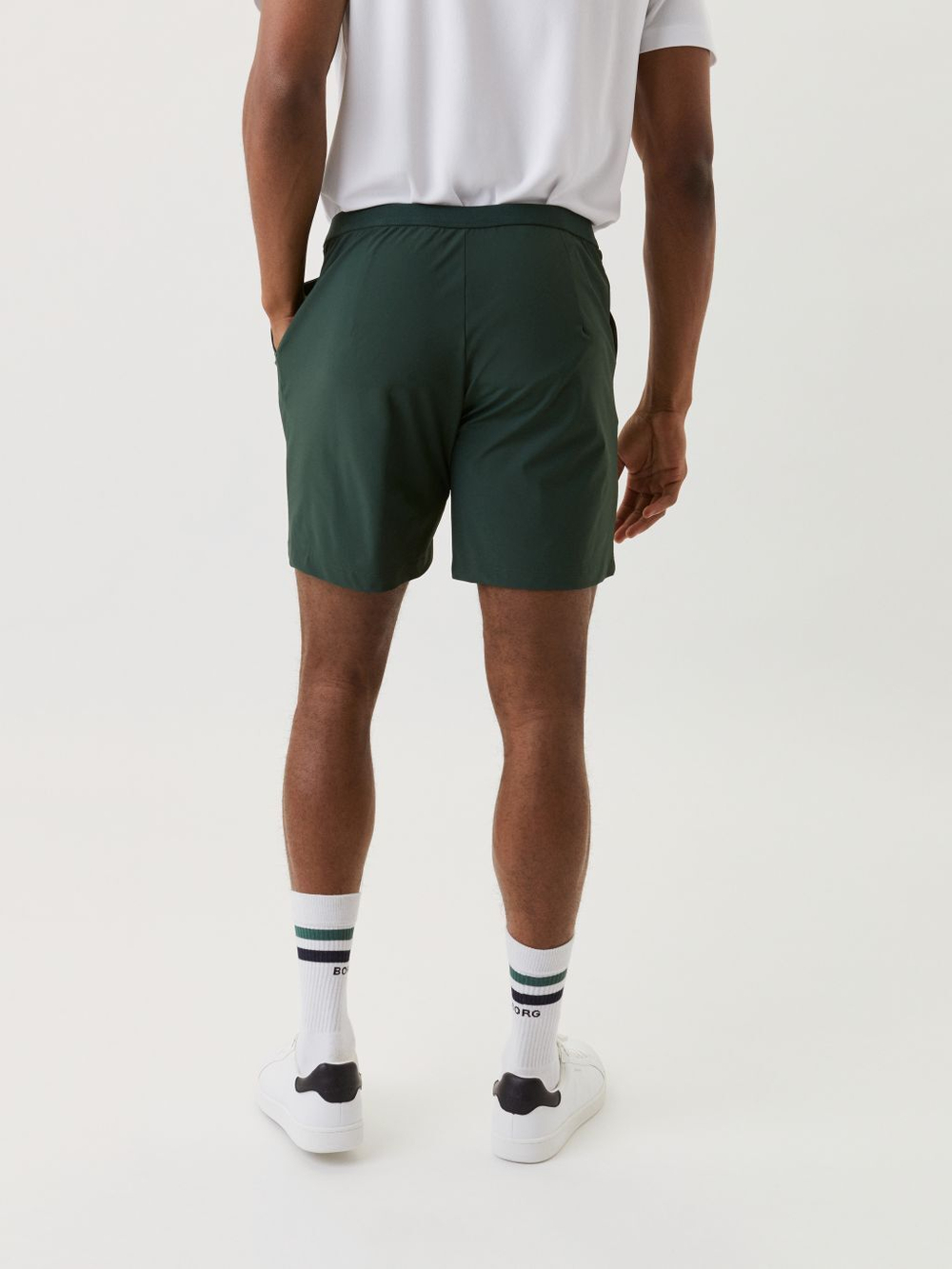 Мужские теннисные шорты Björn Borg Ace 7' Shorts - зеленый