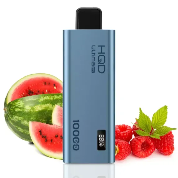 HQD ULTIMA PRO 10000 - Raspberry Watermelon (5% nic)