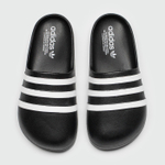 Шлёпки Adidas AdiFOM Slide Black White Wmns
