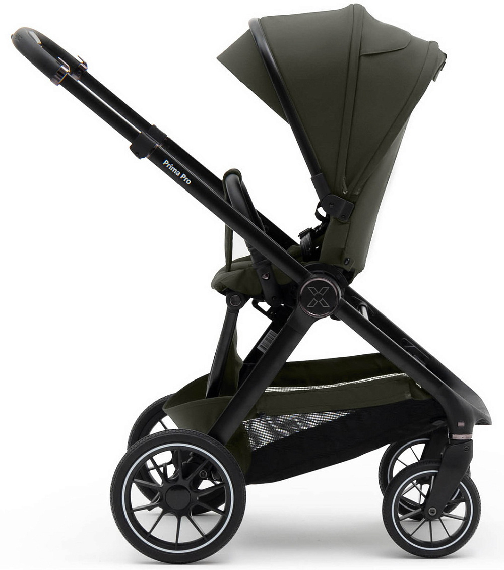 Коляска Agex Prima Pro 3 в 1 с автокреслом i-Safe Grey APF664 Green (Зеленый)