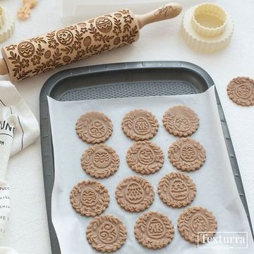 Скалка с узором Пасхальные яйца