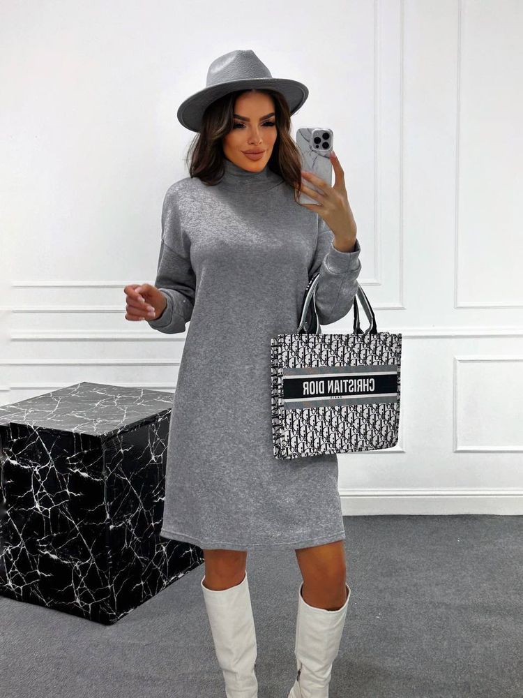 Платье-водолазка УК-866-3 Фабрика Моды