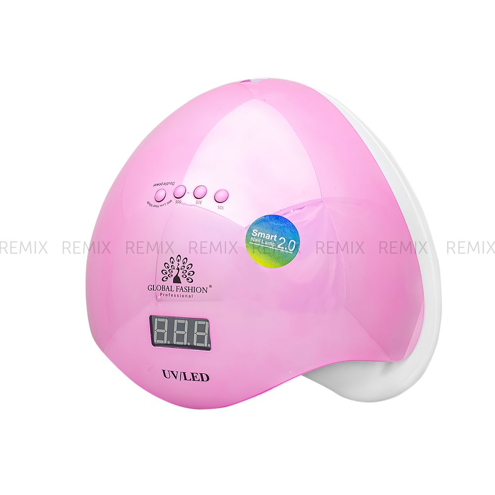 Лампа для ногтей LED/UV 72W, pink, Global Fashion L-1100