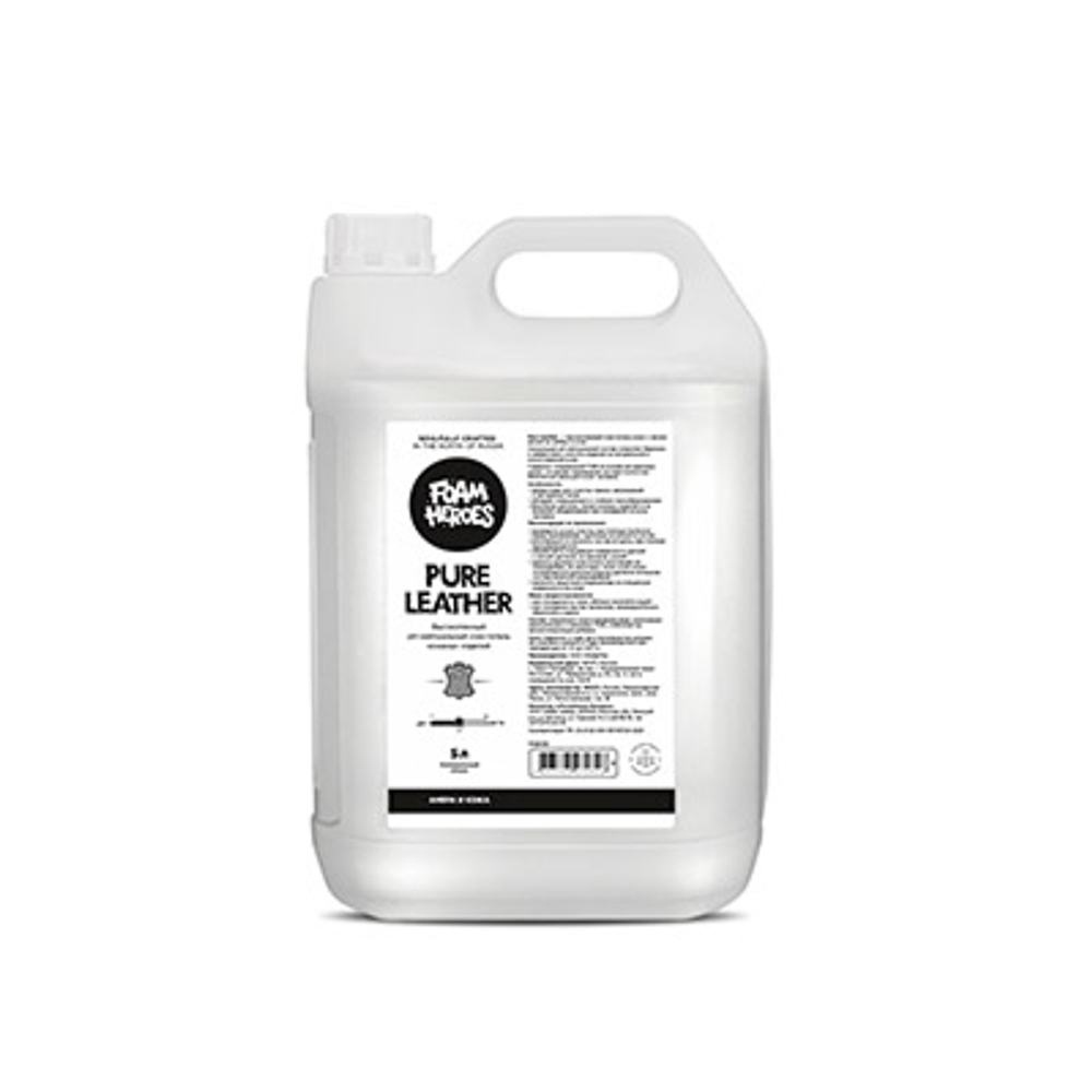 Foam Heroes Pure Leather деликатный очиститель кожи, 5л