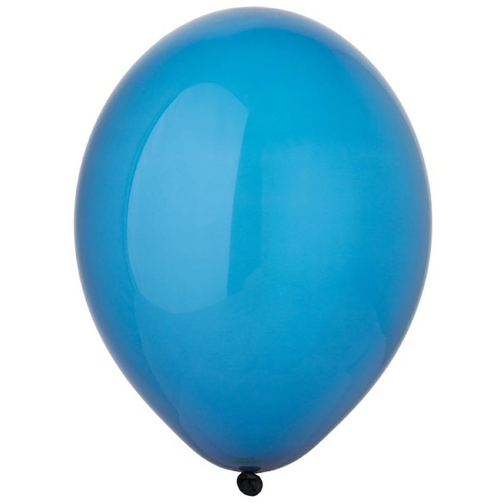 Воздушные шары Belbal, кристалл 033 синий, 50 шт. размер 14&quot; #1102-0024