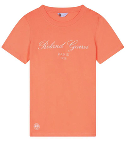 Женская теннисная футболка Roland Garros Sporty Chic Therese - coral