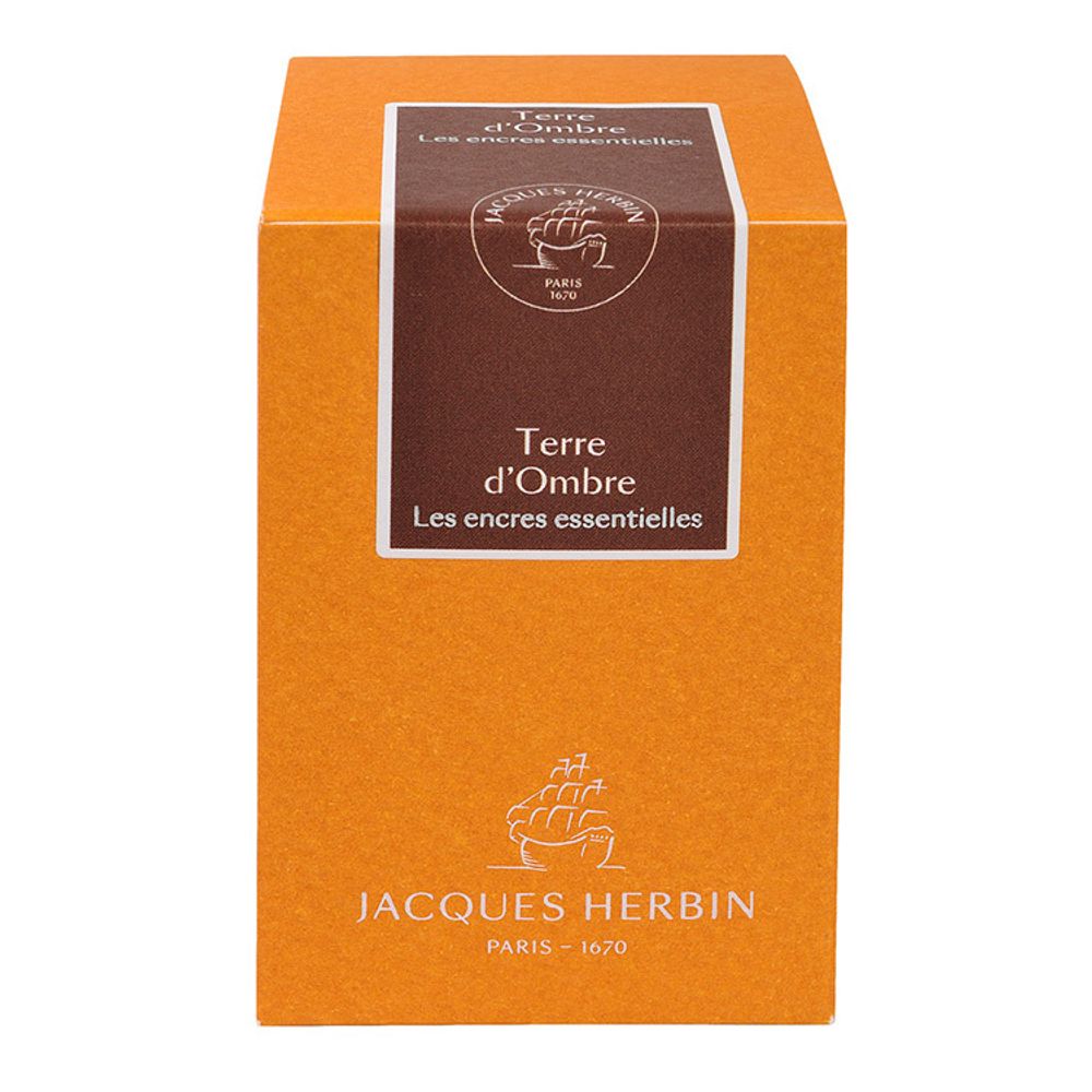 Чернила во флаконе Herbin Prestige 50 мл Terre d'ombre умбра (13147JT) 2