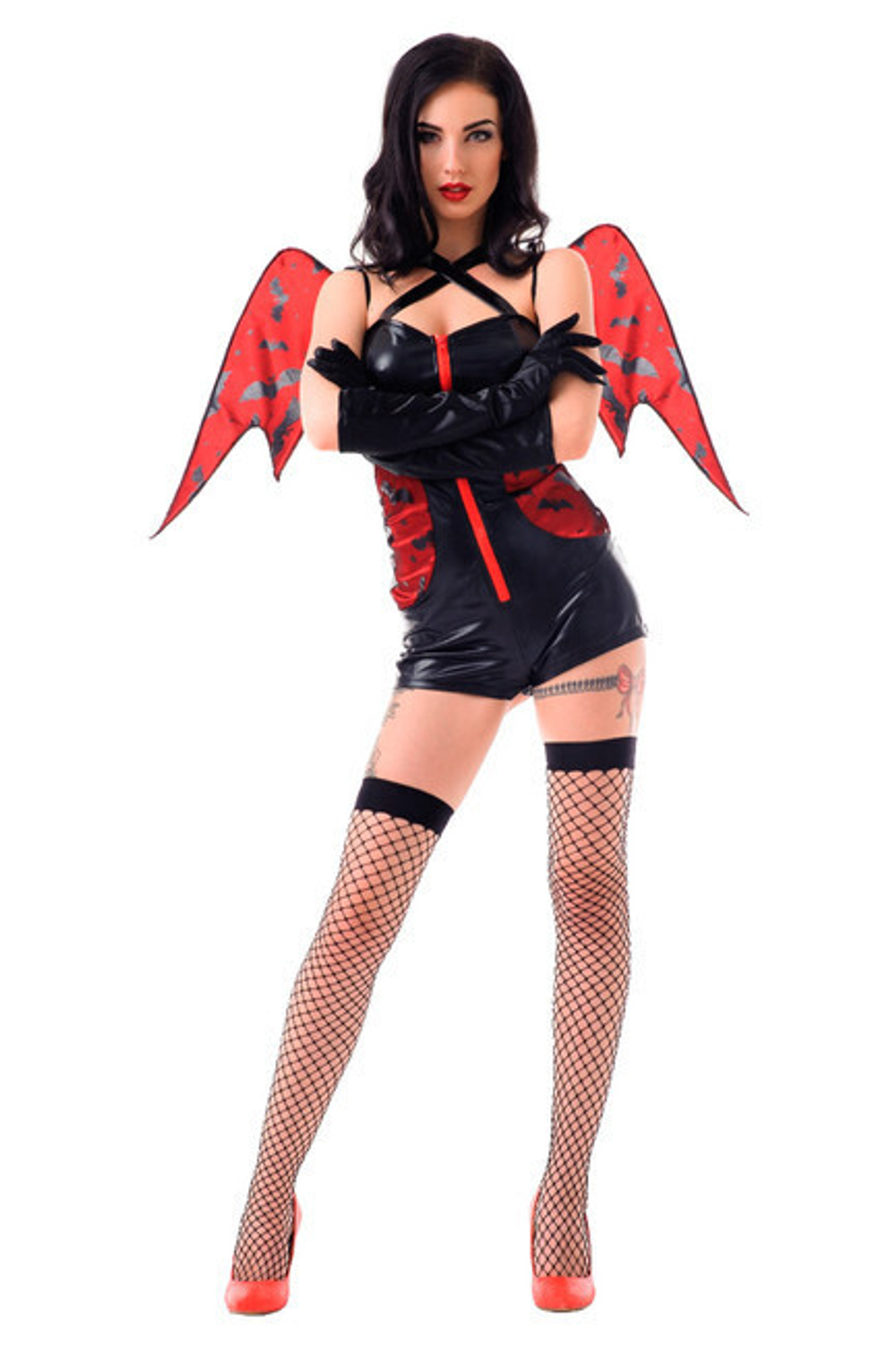 Костюм Ночной вампир SM (42-44) (Цвет: черный с красным)