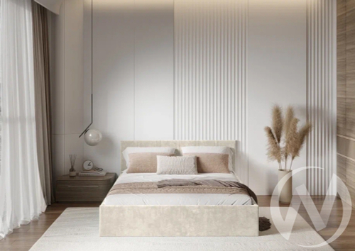 Кровать Ника 1;6 КР-18 (миндаль)