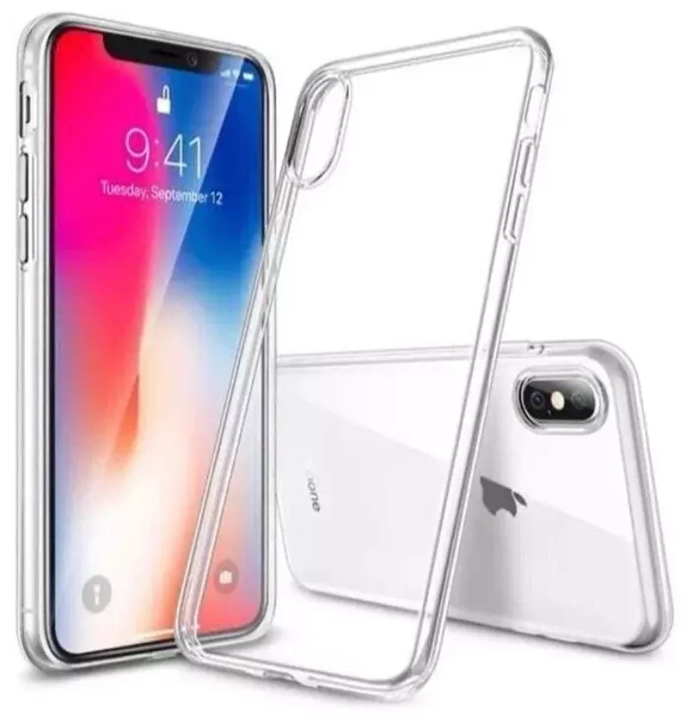 Чехол силиконовый для iPhone Xr прозрачный