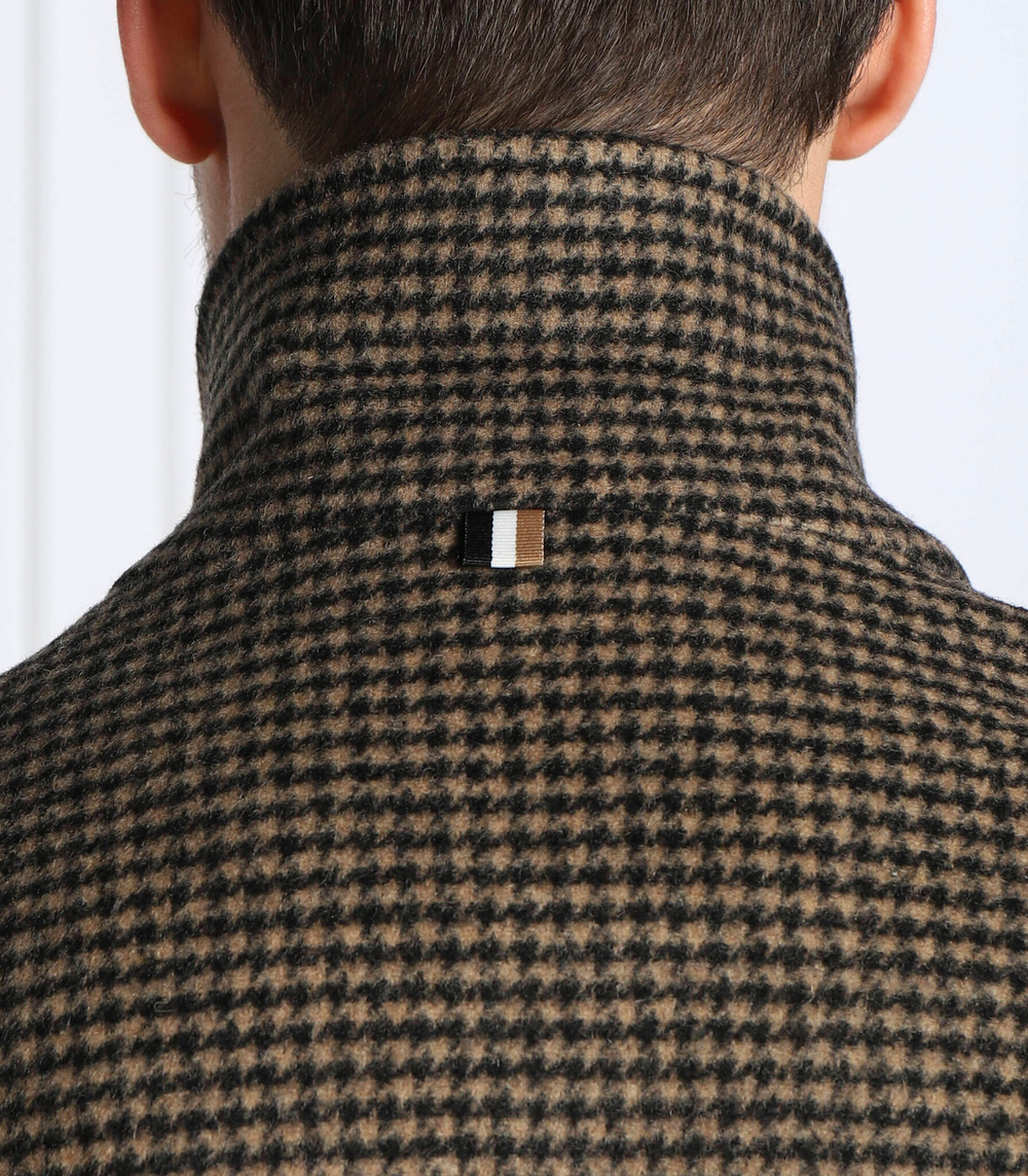 Хлопковое пальто c-cam BOSS BLACK - коричневый(50479495)